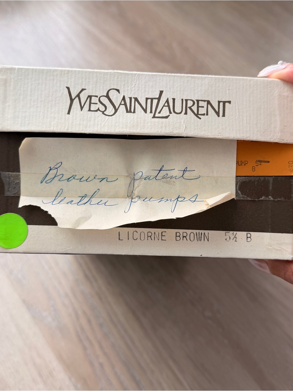 Vintage YSL licorne brown patent leather heels - Picture 10 of 12